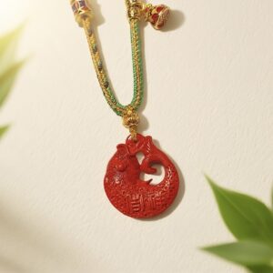 H47 富貴吉祥朱砂牌