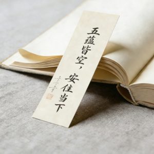 T45	Be Present Zen Bookmark